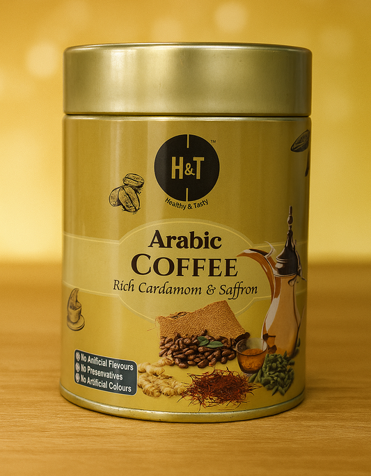 Healthy & Tasty Arabic Coffee – Saffron & Cardamom Blend | Detox & Mood Uplift